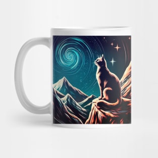 Cat in space Mug